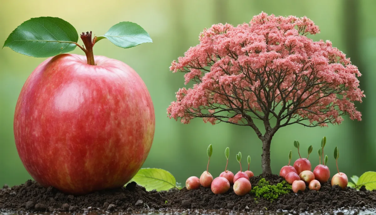 découvrez comment ce fruit festif peut se transformer en une mini forêt rose en un mois grâce à la conservation de ses noyaux, une métamorphose végétale surprenante et colorée.