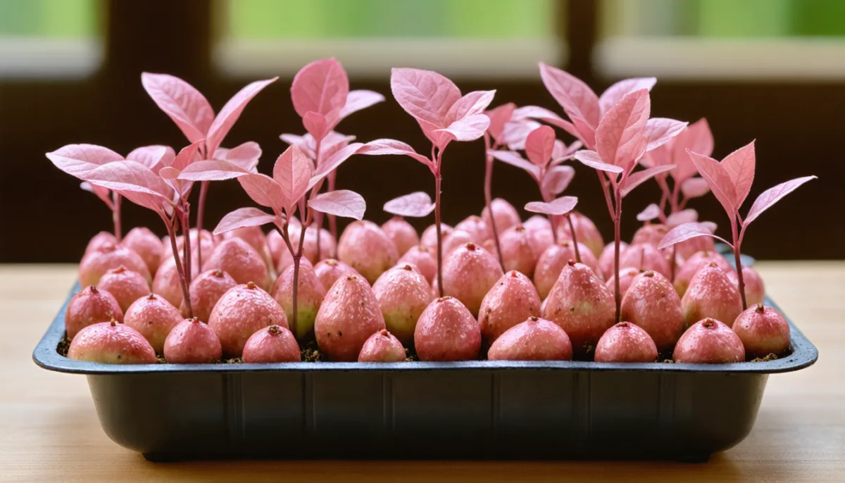 découvrez comment transformer les noyaux de ce fruit festif en une magnifique mini forêt rose en seulement un mois, en utilisant une méthode simple après le repas.