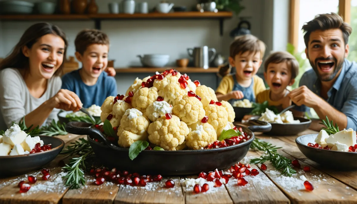 découvrez comment j'ai réussi à faire adopter les légumes à ma famille réticente grâce à une recette savoureuse de chou-fleur rôti à la grenade et au chèvre, alliant gourmandise et simplicité.