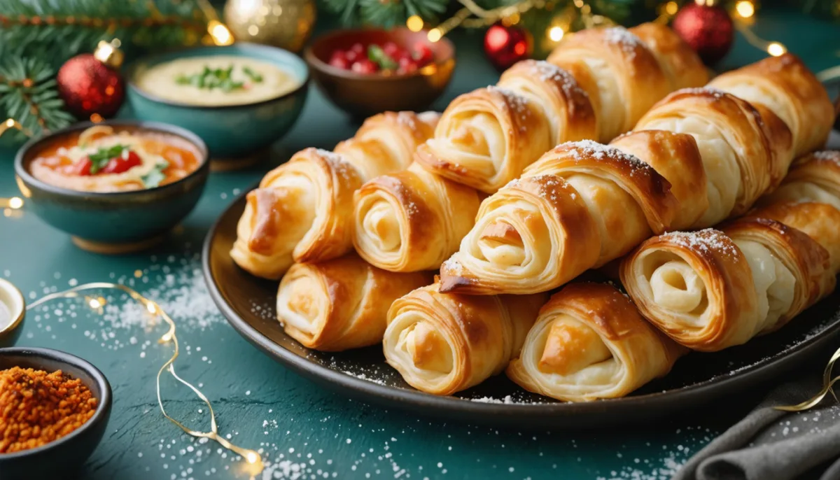 découvrez la recette express des roulés croustillants à la pâte filo, l'apéro parfait pour vos fêtes, prêt en seulement 15 minutes pour régaler vos invités.