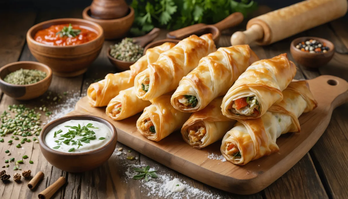 découvrez ma recette express de roulés croustillants à la pâte filo, une gourmandise parfaite pour un apéritif rapide et savoureux qui fera l'unanimité.
