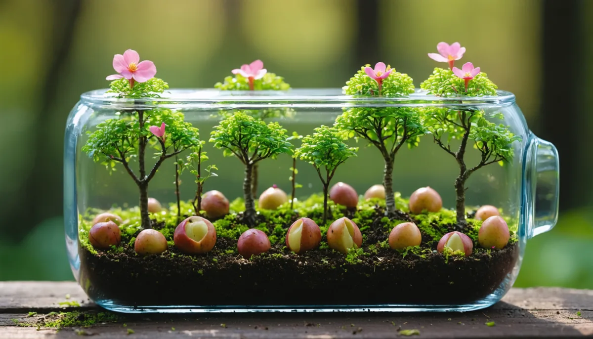 apprenez à transformer vos noyaux de fruits en une mini forêt rose florissante en seulement un mois après le dessert grâce à nos astuces simples et efficaces.