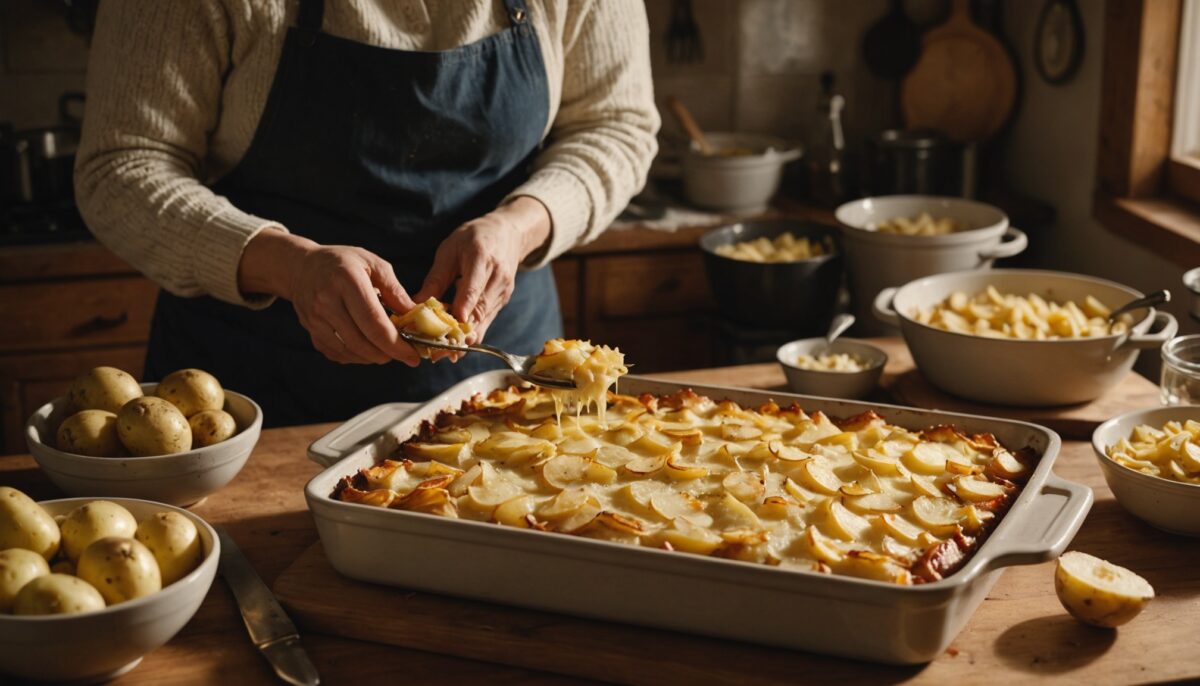 "Gratin de pommes de terre : la technique secrète pour un succès familial assuré"