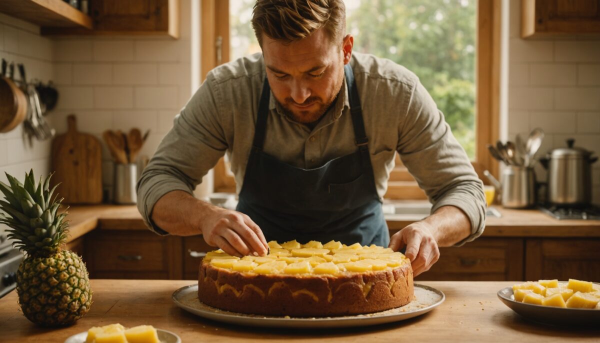 "Gâteau à l’ananas irrésistible : la recette express qui envoûte toutes les papilles"
