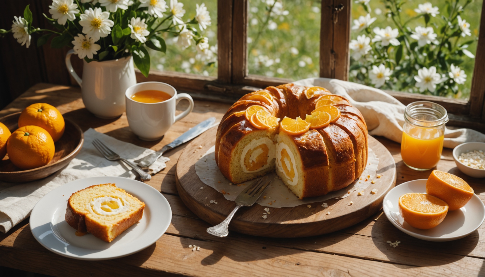 Torta de l'orange : découvrez ce roulé portugais moelleux et express en seulement 15 minutes