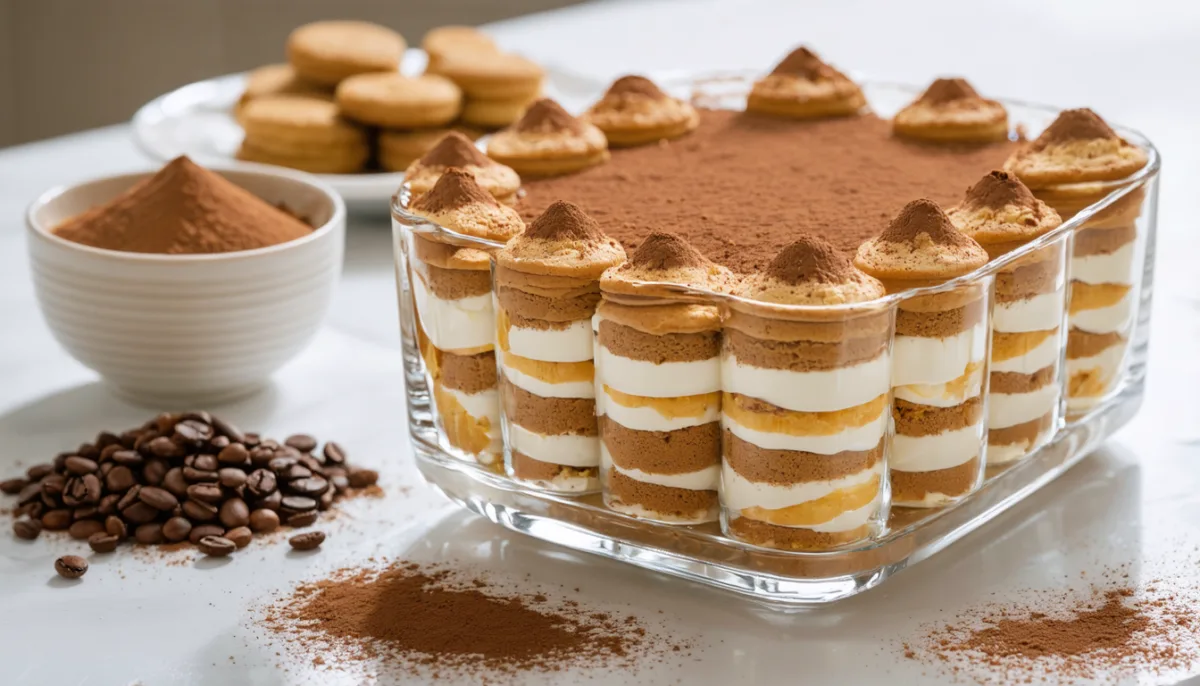 découvrez comment remplacer le mascarpone dans ce tiramisu léger, deux fois moins calorique mais tout aussi savoureux pour un dessert gourmand et équilibré.