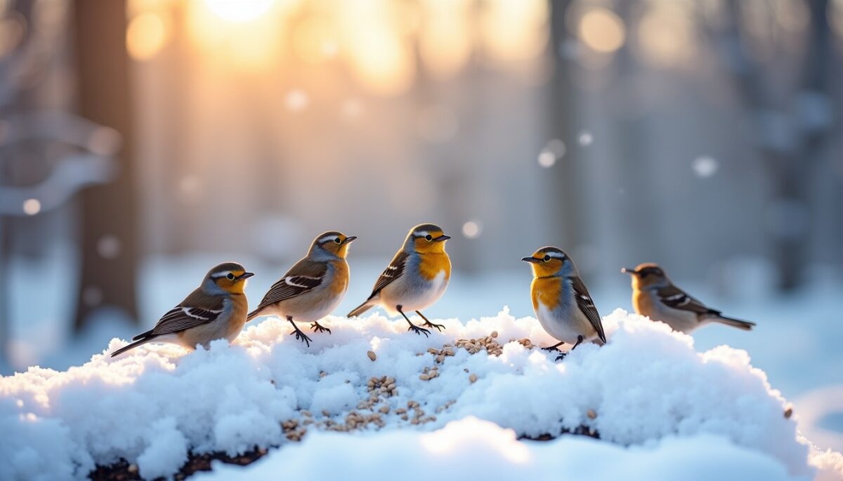 "Ces graines méconnues : la clé de survie des oiseaux en hiver (à ne pas négliger)"